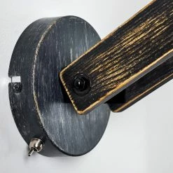 Hofstein Aarhus Wandleuchte Schwarz, Grau, 1-flammig -Wandleuchten Verkaufsgeschäft aarhus wandleuchte h3315194 10