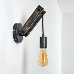 Hofstein Aarhus Wandleuchte Schwarz, Grau, 1-flammig -Wandleuchten Verkaufsgeschäft aarhus wandleuchte h3315194 13