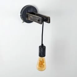 Hofstein Aarhus Wandleuchte Schwarz, Grau, 1-flammig -Wandleuchten Verkaufsgeschäft aarhus wandleuchte h3315194 5