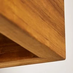 Hofstein Adak Wandleuchte LED Holz dunkel, 1-flammig -Wandleuchten Verkaufsgeschäft adak wandleuchte h3308295 10