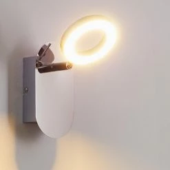 Hofstein Adel Wandspot LED Chrom, 1-flammig -Wandleuchten Verkaufsgeschäft adel wandspot h417 5