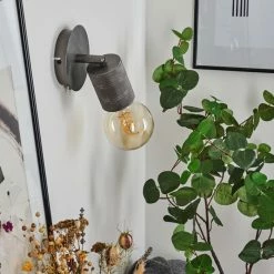 Hofstein Ajaccio Wandleuchte Nickel-Matt, 1-flammig -Wandleuchten Verkaufsgeschäft ajaccio wandleuchte h3557082 10