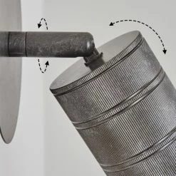 Hofstein Ajaccio Wandleuchte Nickel-Matt, 1-flammig -Wandleuchten Verkaufsgeschäft ajaccio wandleuchte h3557082 2