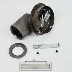 Hofstein Ajaccio Wandleuchte Nickel-Matt, 1-flammig -Wandleuchten Verkaufsgeschäft ajaccio wandleuchte h3557082 4