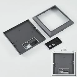 Hofstein Alkmaar Außendeckenleuchte LED Anthrazit, 1-flammig -Wandleuchten Verkaufsgeschäft alkmaar aussendeckenleuchte h3651124 4