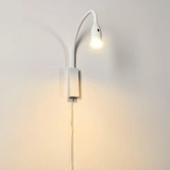 Hofstein Alsea Bettleuchte LED Weiß, 1-flammig, Bewegungsmelder -Wandleuchten Verkaufsgeschäft alsea bettleuchte h3311776 11