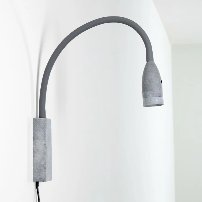 Hofstein Alsea Bettleuchte LED Grau, 1-flammig, Bewegungsmelder 11 Hofstein Alsea Bettleuchte LED Grau, 1-flammig, Bewegungsmelder – Bild 11