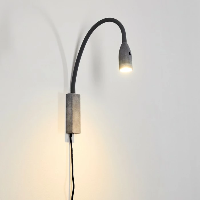 Hofstein Alsea Bettleuchte LED Grau, 1-flammig, Bewegungsmelder 12 Hofstein Alsea Bettleuchte LED Grau, 1-flammig, Bewegungsmelder – Bild 12