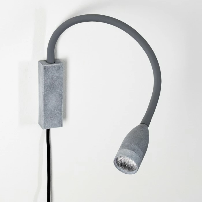 Hofstein Alsea Bettleuchte LED Grau, 1-flammig, Bewegungsmelder 4 Hofstein Alsea Bettleuchte LED Grau, 1-flammig, Bewegungsmelder – Bild 4