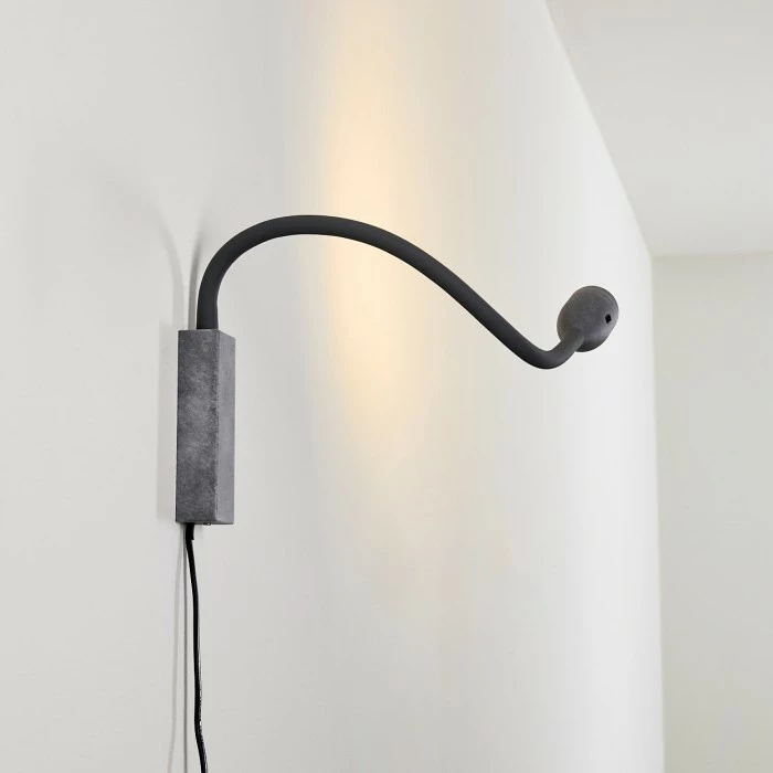 Hofstein Alsea Bettleuchte LED Grau, 1-flammig, Bewegungsmelder 5 Hofstein Alsea Bettleuchte LED Grau, 1-flammig, Bewegungsmelder – Bild 5