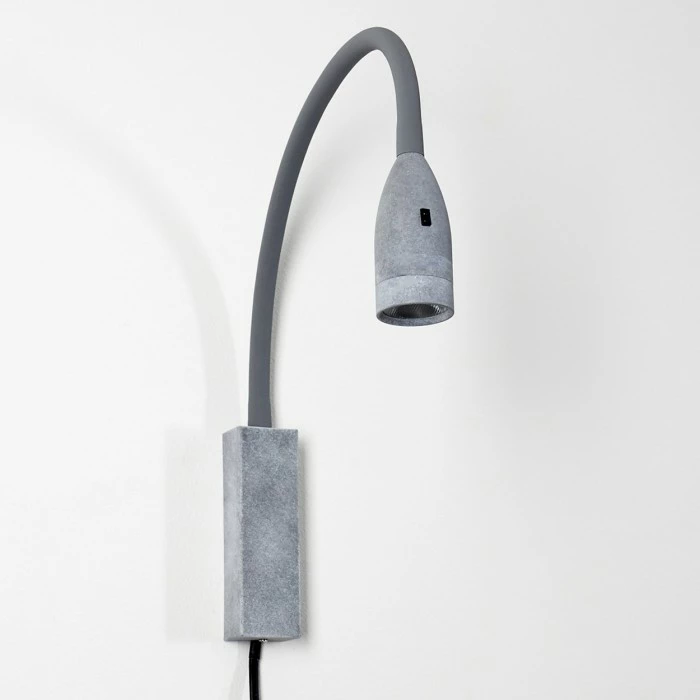 Hofstein Alsea Bettleuchte LED Grau, 1-flammig, Bewegungsmelder 6 Hofstein Alsea Bettleuchte LED Grau, 1-flammig, Bewegungsmelder – Bild 6