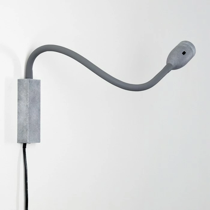 Hofstein Alsea Bettleuchte LED Grau, 1-flammig, Bewegungsmelder 9 Hofstein Alsea Bettleuchte LED Grau, 1-flammig, Bewegungsmelder – Bild 9