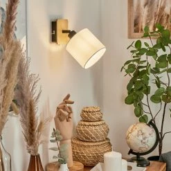 Hofstein Alsen Wandleuchte Schwarz, Holz hell, 1-flammig 22 Hofstein Alsen Wandleuchte Schwarz, Holz hell, 1-flammig -Wandleuchten Verkaufsgeschäft alsen wandleuchte h3581131 10