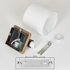 Hofstein Alsen Wandleuchte Schwarz, Holz dunkel, 1-flammig -Wandleuchten Verkaufsgeschäft alsen wandleuchte h3581179 4