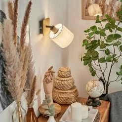 Hofstein Alsen Wandleuchte Schwarz, Holz dunkel, 1-flammig -Wandleuchten Verkaufsgeschäft alsen wandleuchte h3581179 8