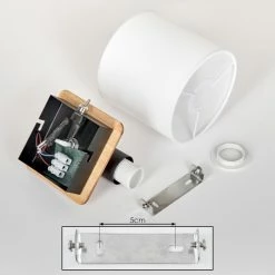 Hofstein Alsen Wandleuchte Schwarz, Naturfarben, 1-flammig -Wandleuchten Verkaufsgeschäft alsen wandleuchte h3581216 4