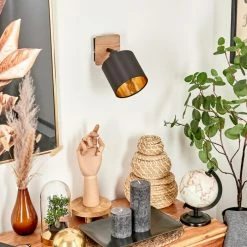 Hofstein Alsen Wandleuchte Schwarz, Holz dunkel, 1-flammig 23 Hofstein Alsen Wandleuchte Schwarz, Holz dunkel, 1-flammig -Wandleuchten Verkaufsgeschäft alsen wandleuchte h3581292 11