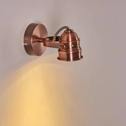 Hofstein Aniak Wandleuchte LED Kupferfarben, 1-flammig -Wandleuchten Verkaufsgeschäft aniak wandleuchte h3363706 11