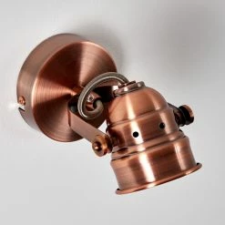 Hofstein Aniak Wandleuchte LED Kupferfarben, 1-flammig -Wandleuchten Verkaufsgeschäft aniak wandleuchte h3363706 12