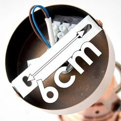 Hofstein Aniak Wandleuchte LED Kupferfarben, 1-flammig -Wandleuchten Verkaufsgeschäft aniak wandleuchte h3363706 15