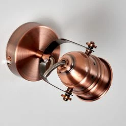 Hofstein Aniak Wandleuchte LED Kupferfarben, 1-flammig -Wandleuchten Verkaufsgeschäft aniak wandleuchte h3363706 5