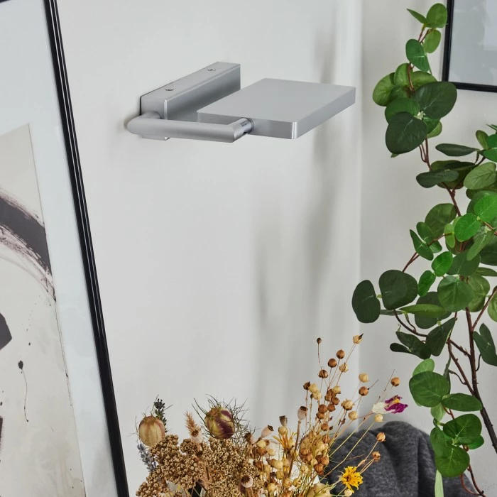 Hofstein Anneau Wandleuchte LED Chrom, Silber, 1-flammig 2 Hofstein Anneau Wandleuchte LED Chrom, Silber, 1-flammig – Bild 2