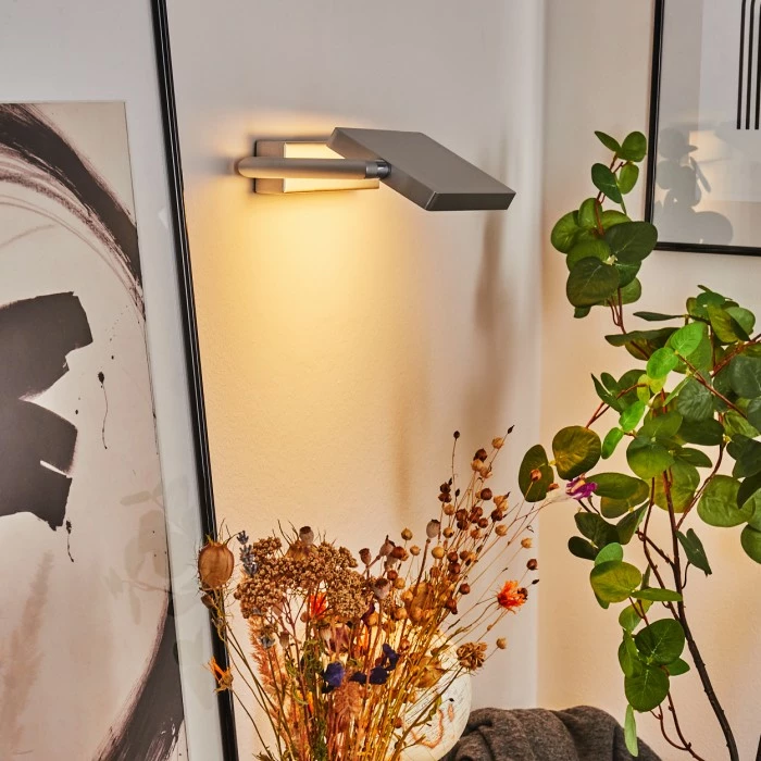 Hofstein Anneau Wandleuchte LED Chrom, Silber, 1-flammig 11 Hofstein Anneau Wandleuchte LED Chrom, Silber, 1-flammig – Bild 11