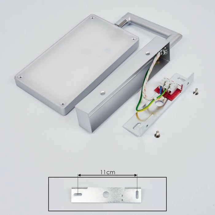 Hofstein Anneau Wandleuchte LED Chrom, Silber, 1-flammig 5 Hofstein Anneau Wandleuchte LED Chrom, Silber, 1-flammig – Bild 5