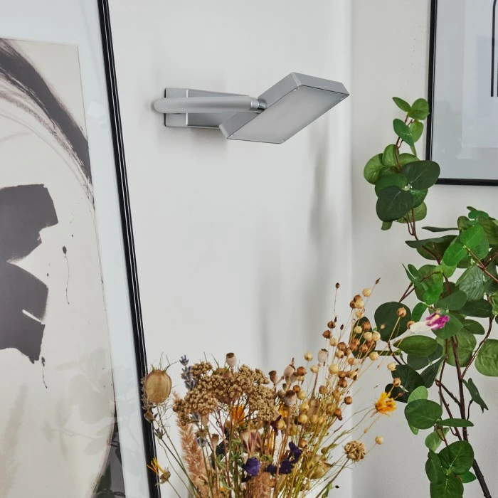 Hofstein Anneau Wandleuchte LED Chrom, Silber, 1-flammig 10 Hofstein Anneau Wandleuchte LED Chrom, Silber, 1-flammig – Bild 10