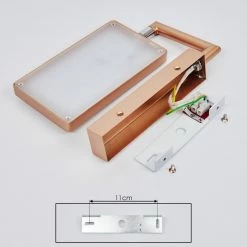 Hofstein Anneau Wandleuchte LED Chrom, Kupferfarben, 1-flammig 16 Hofstein Anneau Wandleuchte LED Chrom, Kupferfarben, 1-flammig -Wandleuchten Verkaufsgeschäft anneau wandleuchte h3560594 4