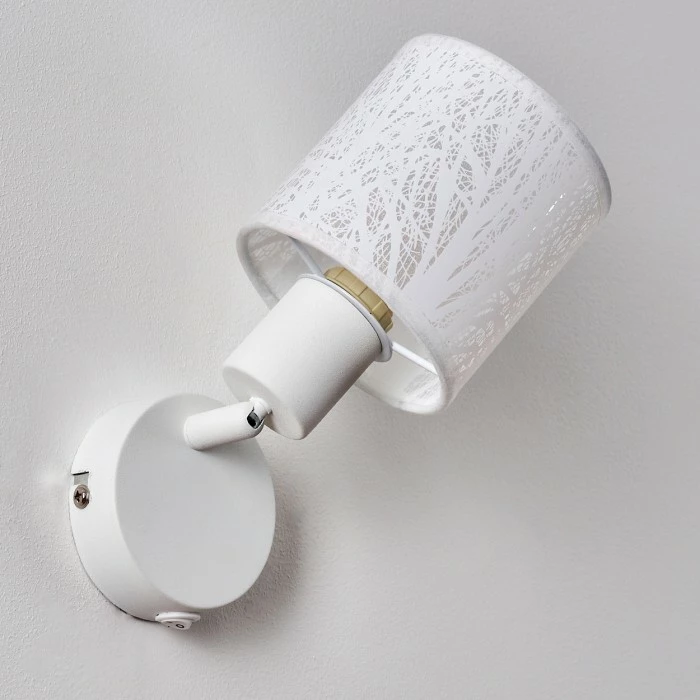 Hofstein Antalya Wandleuchte Weiß, 1-flammig 6 Hofstein Antalya Wandleuchte Weiß, 1-flammig – Bild 6