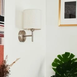 Hofstein Antillo Wandleuchte Nickel-Matt, 1-flammig -Wandleuchten Verkaufsgeschäft antillo wandleuchte h3421765 9