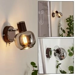 Hofstein Arconciel Wandleuchte Rostfarben, 1-flammig