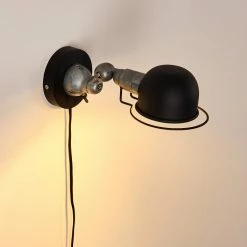 Hofstein Arild Wandleuchte Schwarz, Silber, 1-flammig -Wandleuchten Verkaufsgeschäft arild wandleuchte h3319475 13