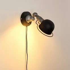 Hofstein Arild Wandleuchte Schwarz, Silber, 1-flammig -Wandleuchten Verkaufsgeschäft arild wandleuchte h3319475 15