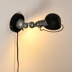 Hofstein Arild Wandleuchte Schwarz, Silber, 1-flammig -Wandleuchten Verkaufsgeschäft arild wandleuchte h3319475 4