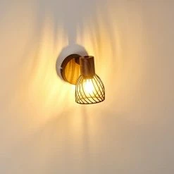 Hofstein Arjen Wandleuchte Rostfarben, Holz dunkel, 1-flammig 25 Hofstein Arjen Wandleuchte Rostfarben, Holz dunkel, 1-flammig -Wandleuchten Verkaufsgeschäft arjen wandleuchte h3336854 do1 3