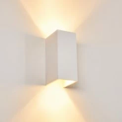 Hofstein Aversa Wandleuchte Wei&szlig;, 2-flammig -Wandleuchten Verkaufsgeschäft aversa wandleuchte h169361 14