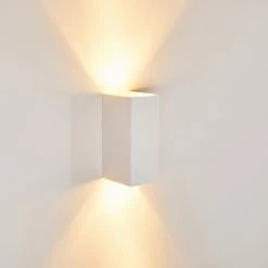 Hofstein Aversa Wandleuchte Wei&szlig;, 2-flammig -Wandleuchten Verkaufsgeschäft aversa wandleuchte h169361 6