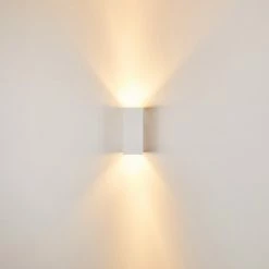 Hofstein Aversa Wandleuchte Wei&szlig;, 2-flammig -Wandleuchten Verkaufsgeschäft aversa wandleuchte h169361 9