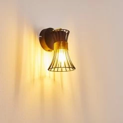 Hofstein Ayen Wandleuchte Schwarz-Gold, 1-flammig 54 Hofstein Ayen Wandleuchte Schwarz-Gold, 1-flammig -Wandleuchten Verkaufsgeschäft ayen wandleuchte h3283592 do1 26