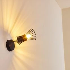 Hofstein Ayen Wandleuchte Schwarz-Gold, 1-flammig 34 Hofstein Ayen Wandleuchte Schwarz-Gold, 1-flammig -Wandleuchten Verkaufsgeschäft ayen wandleuchte h3283592 do1 6