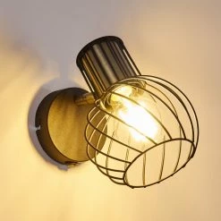 Hofstein Bacau Wandleuchte Schwarz-Gold, 1-flammig 28 Hofstein Bacau Wandleuchte Schwarz-Gold, 1-flammig -Wandleuchten Verkaufsgeschäft bacau wandleuchte h3320136 7