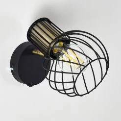 Hofstein Bacau Wandleuchte Schwarz-Gold, 1-flammig 29 Hofstein Bacau Wandleuchte Schwarz-Gold, 1-flammig -Wandleuchten Verkaufsgeschäft bacau wandleuchte h3320136 8