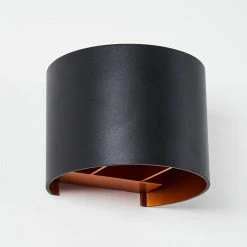 Hofstein Badajoz Wandleuchte LED Schwarz, Kupferfarben, 1-flammig -Wandleuchten Verkaufsgeschäft badajoz wandleuchte h3312889 4