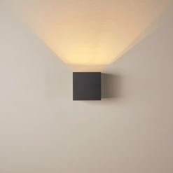 Hofstein Badajoz Wandleuchte LED Anthrazit, 1-flammig -Wandleuchten Verkaufsgeschäft badajoz wandleuchte h3318737 15