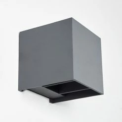 Hofstein Badajoz Wandleuchte LED Anthrazit, 1-flammig -Wandleuchten Verkaufsgeschäft badajoz wandleuchte h3318737 4