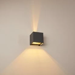 Hofstein Badajoz Wandleuchte LED Anthrazit, 1-flammig -Wandleuchten Verkaufsgeschäft badajoz wandleuchte h3318737 6