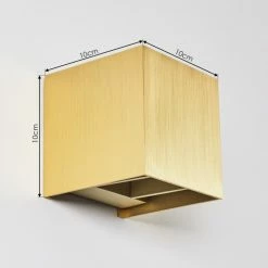 Hofstein Badajoz Wandleuchte LED Messing, Gold, 1-flammig -Wandleuchten Verkaufsgeschäft badajoz wandleuchte h3403495 3