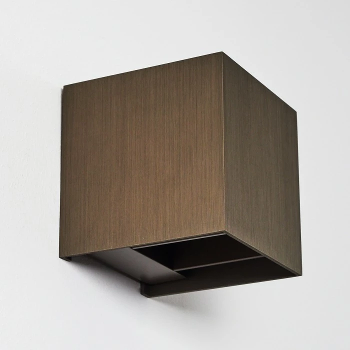 Hofstein Badajoz Wandleuchte LED Braun, 1-flammig 11 Hofstein Badajoz Wandleuchte LED Braun, 1-flammig – Bild 11